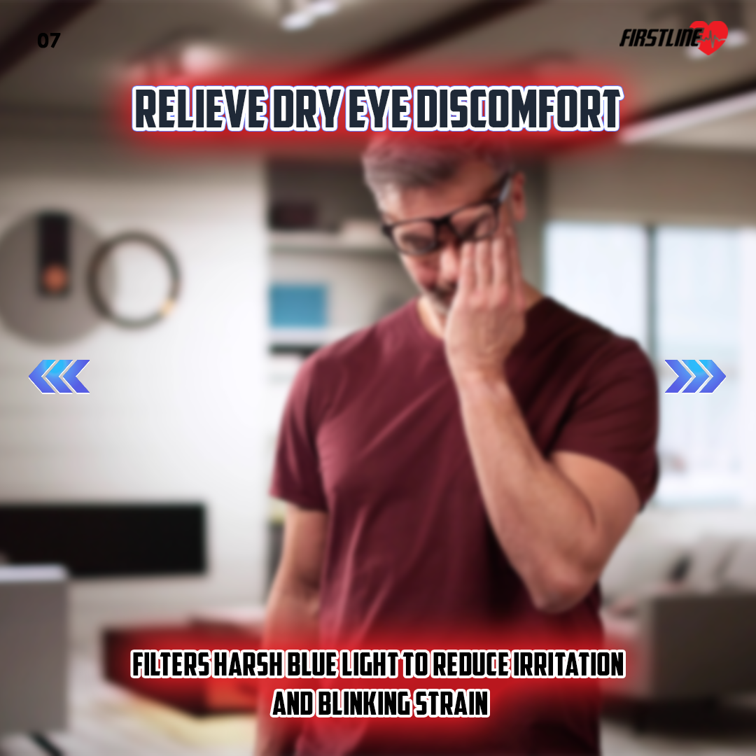 Firstline Non-Prescription Blue Light Safety Goggles