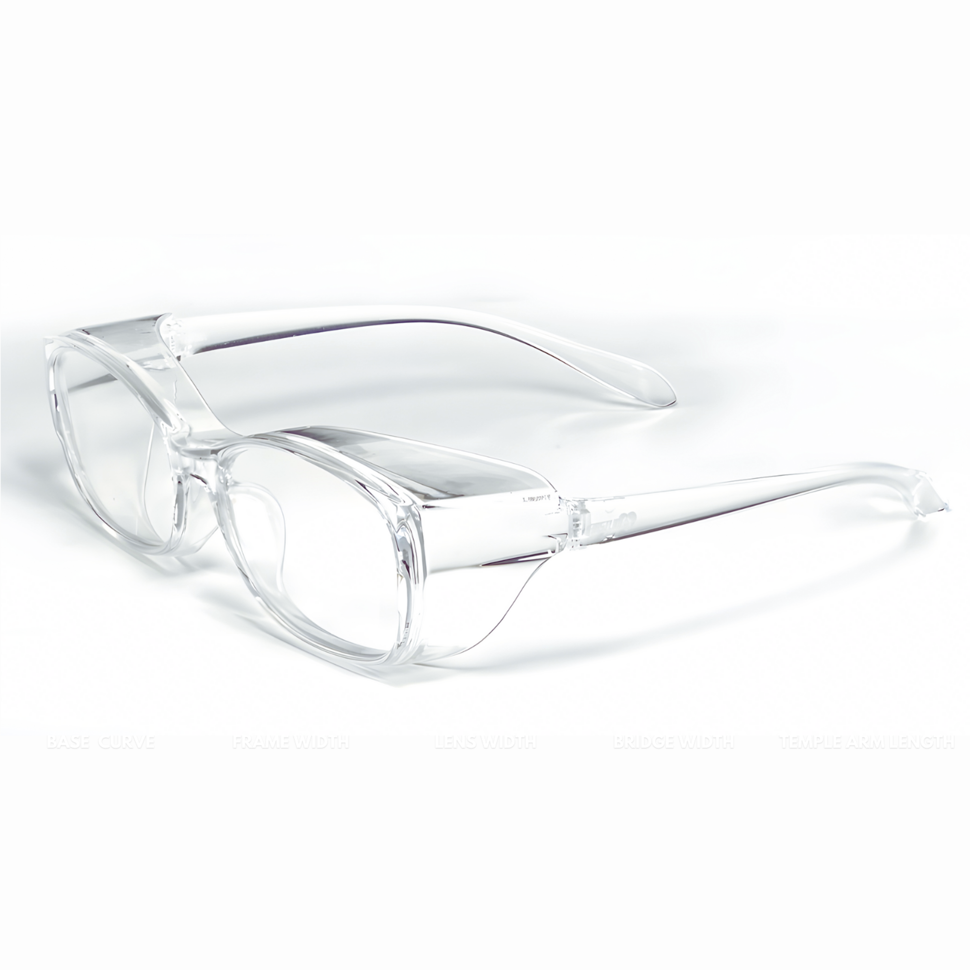Firstline Rectangle Safety Goggles with IR Protection (Model #: 627543) – Medium 142mm Frame | ANSI Z87.1 Certified | Stylish, Lightweight & Durable | 6 Colors | Clear PC IR Lens | Anti-Fog, Scratch & Shatter-Resistant | Full Side & Top Shields