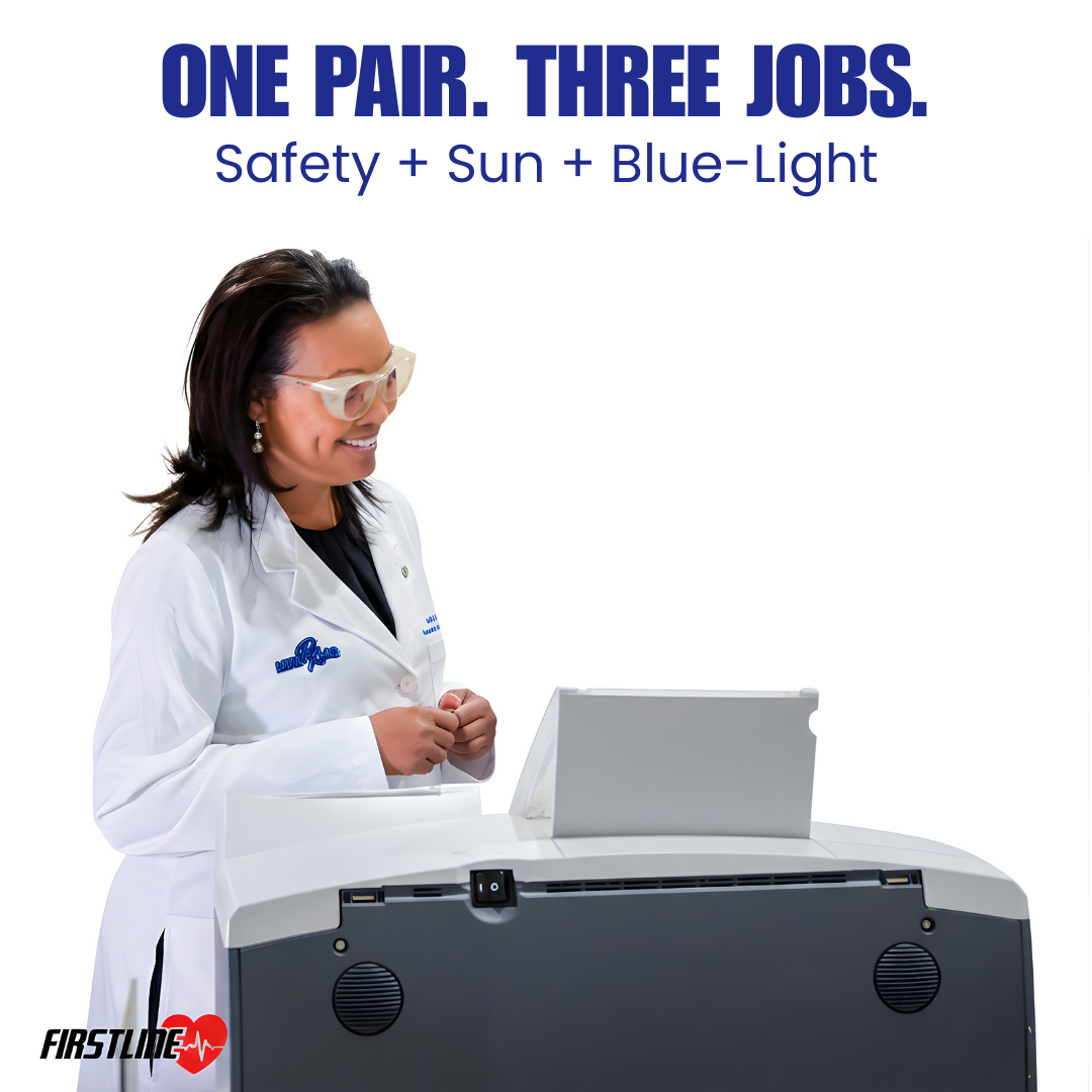 FIRSTLINE Photochromic – All-Day Protection Safety Glasses