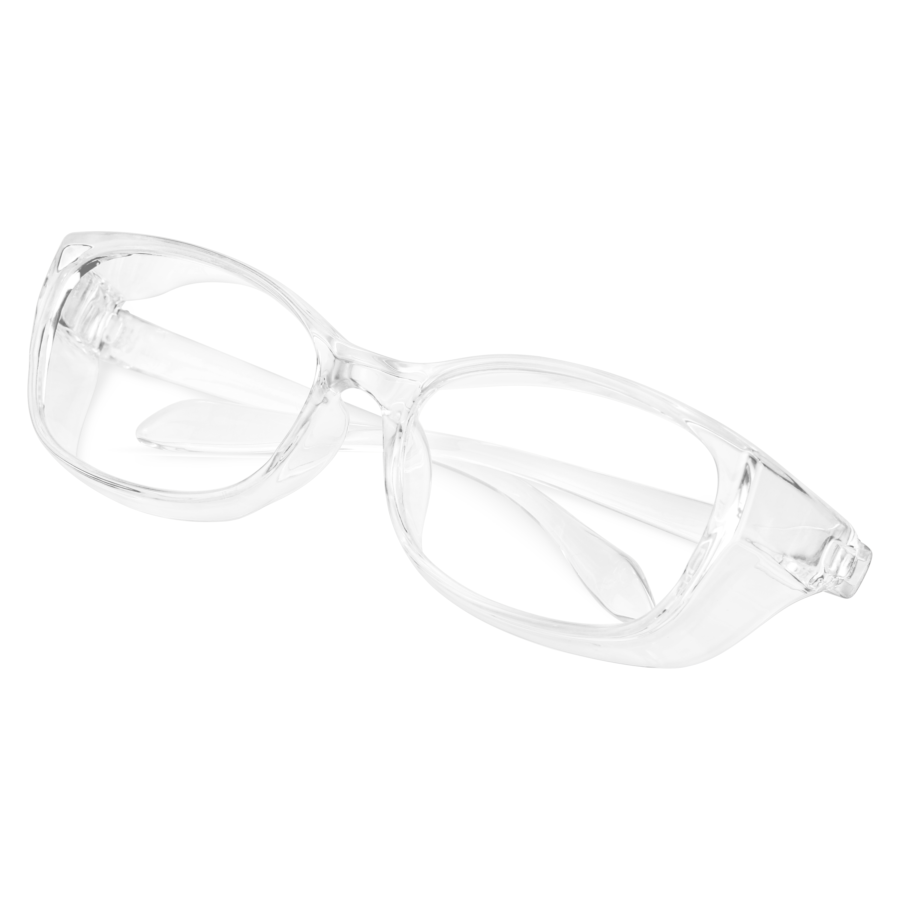 ProGuard 53 Active - ANSI Z87.1 Certified Rx Safety Glasses | Clear PC Lenses (Model #: 627534) | Lightweight, Scratch & Shatter-Resistant, Clear Poly Lens, Durable Frame, Anti-Fog, Top & Side Shields, Protective Eyewear for Men Women