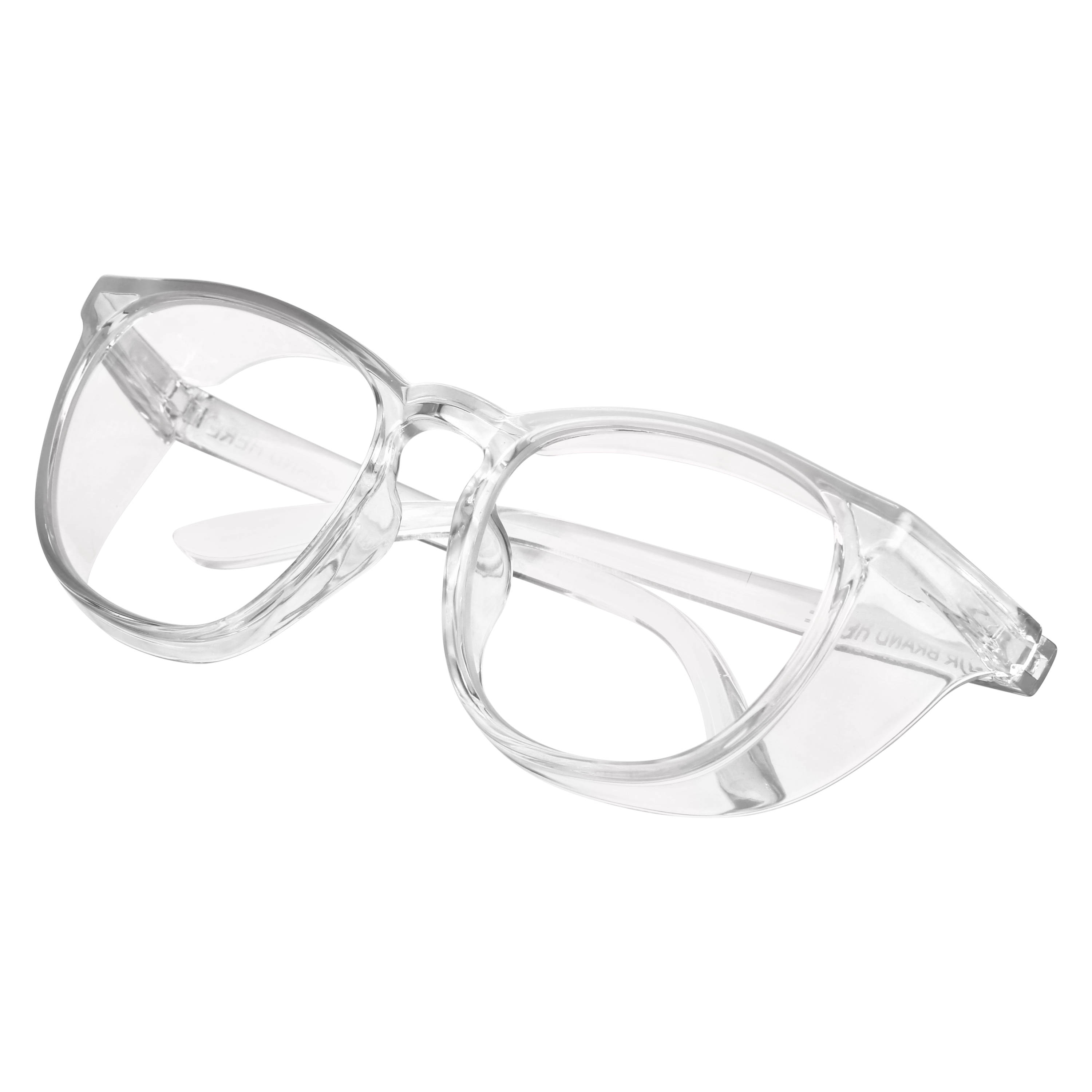 AeroLite 50 Compact Defender - ANSI Z87.1 Certified Safety Glasses | Clear PC Lenses (Model #: 628668) | Lightweight, Scratch & Shatter-Resistant, Clear Polycarbonate Lenses, Durable Frame, Anti-Fog, Top & Side Shields, Protective Eyewear for Men & Women