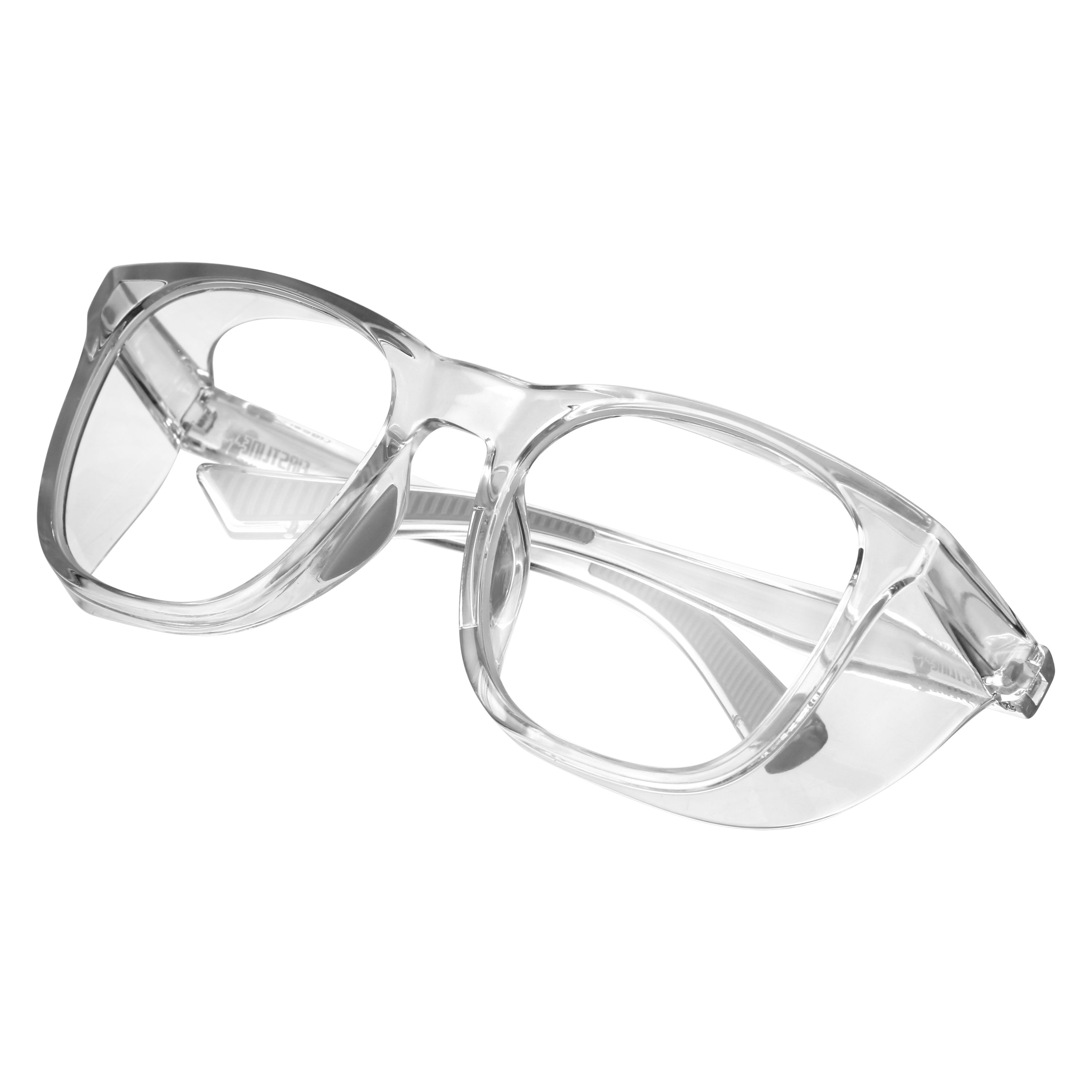 Fortis 52 FlexGuard - ANSI Z87.1 Certified Rx Safety Glasses | Clear PC Lenses (Model #: 628669 | Lightweight, Scratch &amp; Shatter-Resistant, Clear Poly Lens, Durable Frame, Anti-Fog, Top & Side Shields, Protective Eyewear for Men & Women