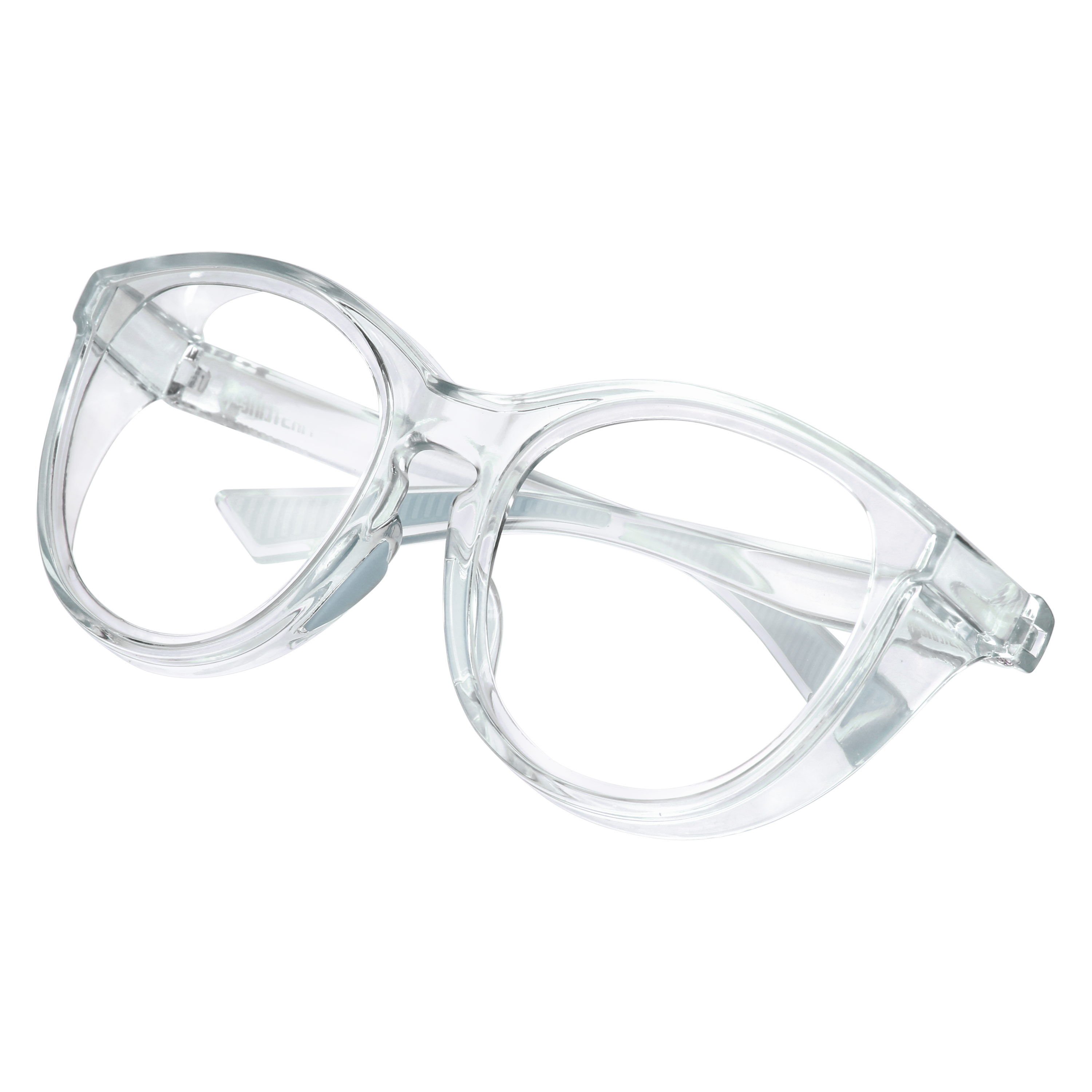 TitanX61 Performance Shield - ANSI Z87.1 Certified Safety Glasses | Clear PC Lenses (Model #: 628671) | Lightweight, Scratch & Shatter-Resistant, Clear Polycarbonate Lenses, Durable Frame, Anti-Fog, Top & Side Shields, Protective Eyewear for Men Women