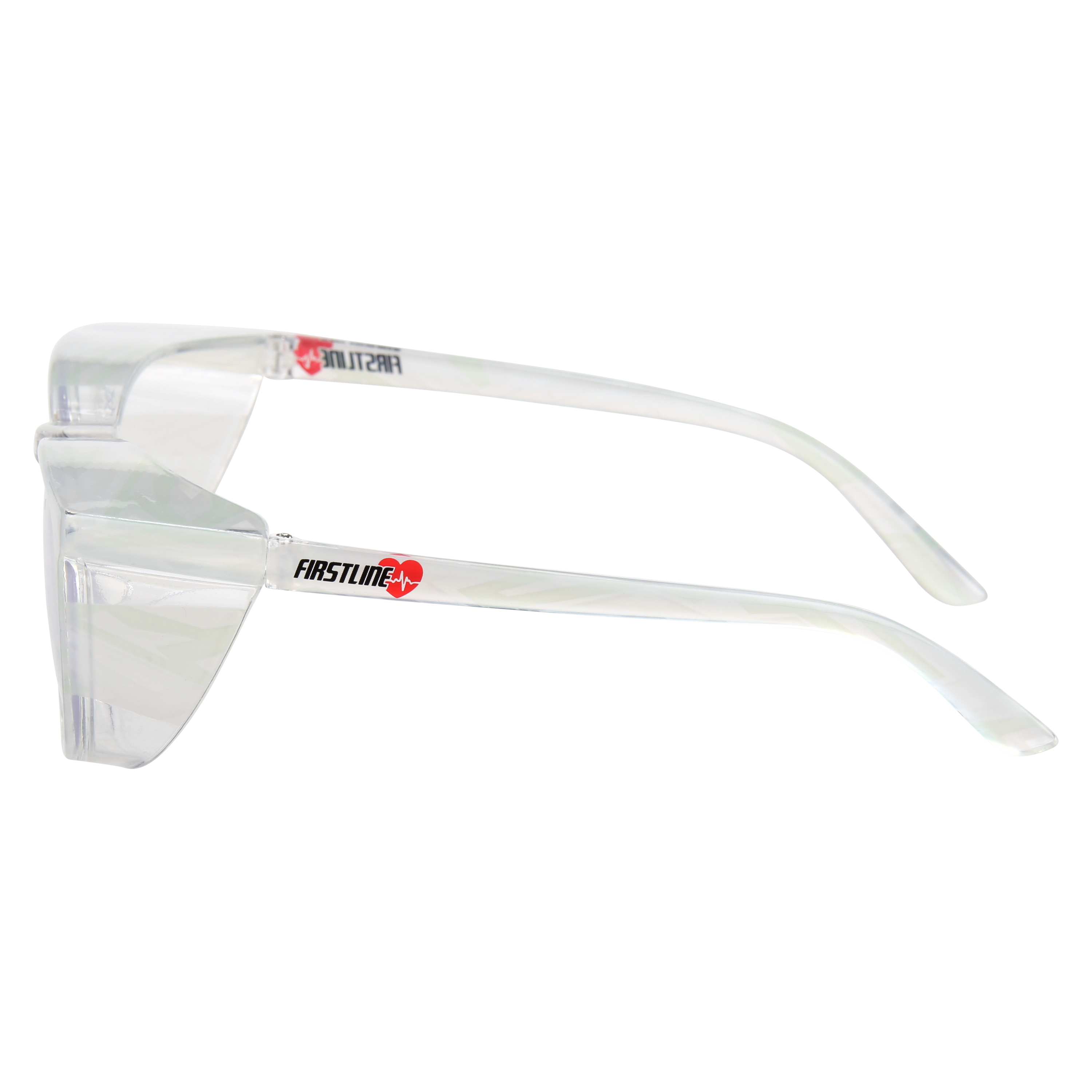 Firstline High-Performance Photochromic Safety Glasses | ANSI Z87.1 Certified | 2 Glasses in One | Light-Adaptive Frame & Lens | (Model #: 628670) | Lightweight, Scratch & Shatter-Resistant | Anti-Fog, Top & Side Shields | Unisex Durable Eyewear