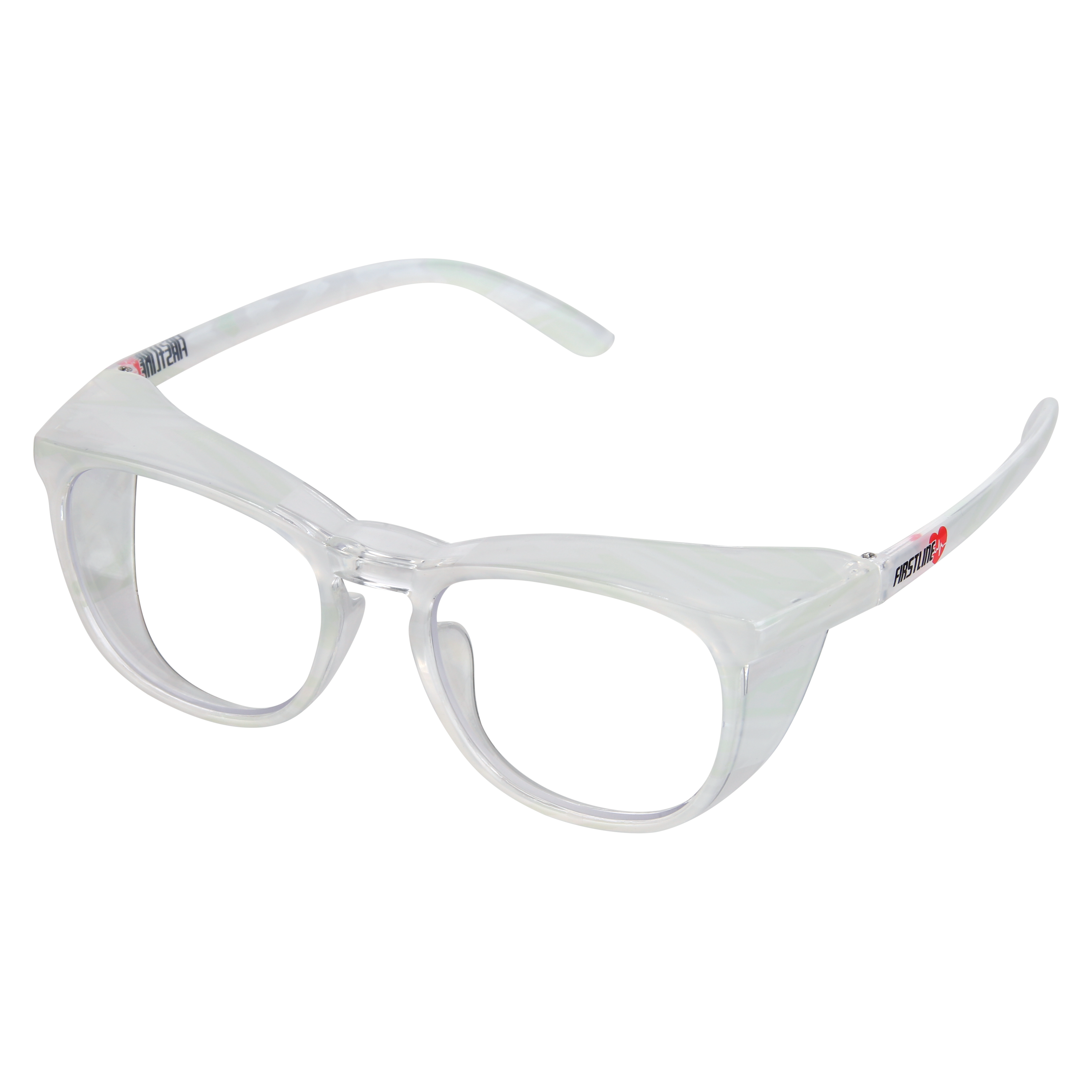 Firstline High-Performance Photochromic Safety Glasses | ANSI Z87.1 Certified | 2 Glasses in One | Light-Adaptive Frame & Lens | (Model #: 628670) | Lightweight, Scratch & Shatter-Resistant | Anti-Fog, Top & Side Shields | Unisex Durable Eyewear