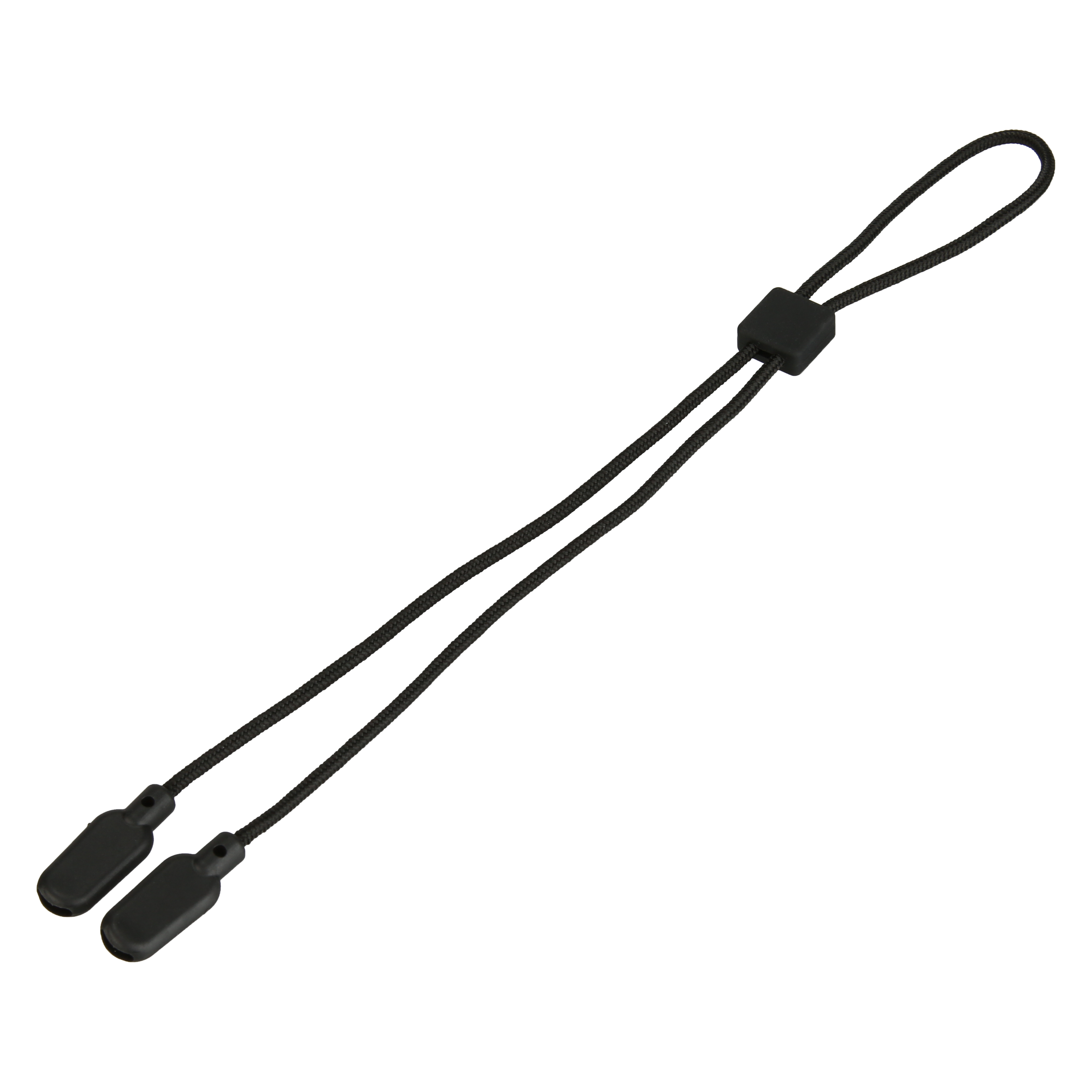 Firstline adjustable charcoal safety goggles lanyard with durable nylon strap and secure loop ends, designed to hold eyewear in labs, hospitals, and job sites